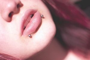 snake bites lip piercing