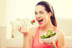 Healthy diet to prevent teenage acne