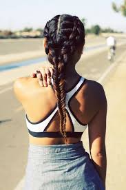 french braid for workout