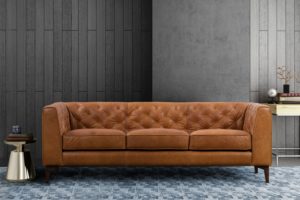 Poly and Bark Essex Leather Sofa