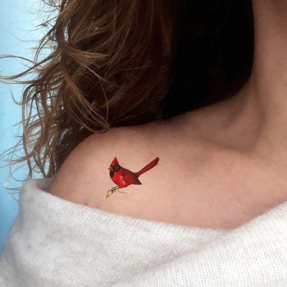 Small Cardinal Tattoo