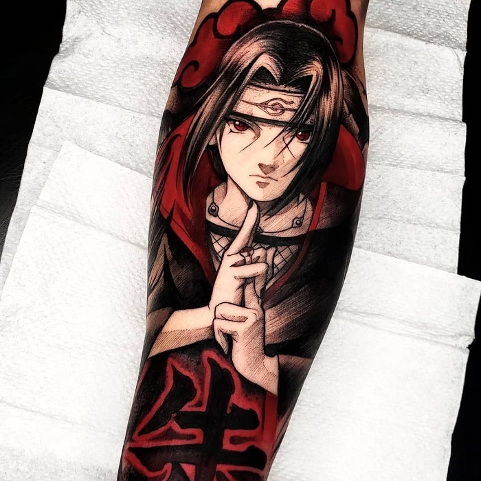 Tattoo of Naruto Itachi