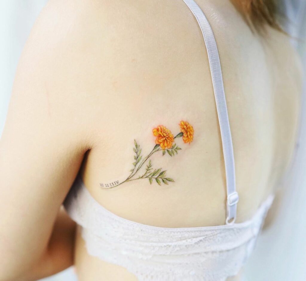 marigold tattoo
