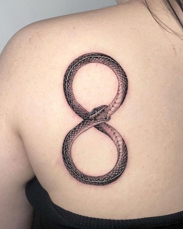 Infinity Ouroboros Tattoo