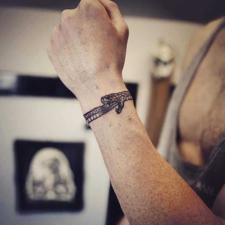 Wrist Ouroboros Tattoo