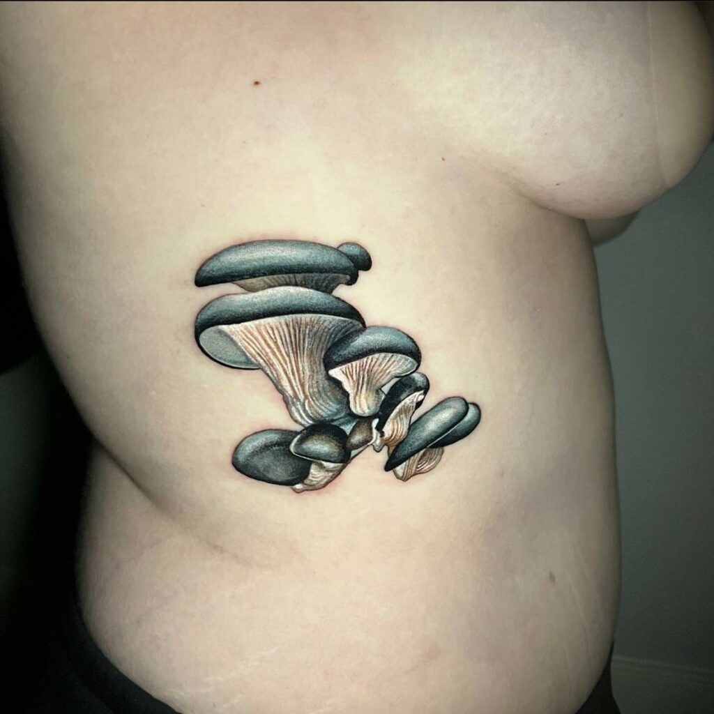 Oyster Mushroom Tattoo