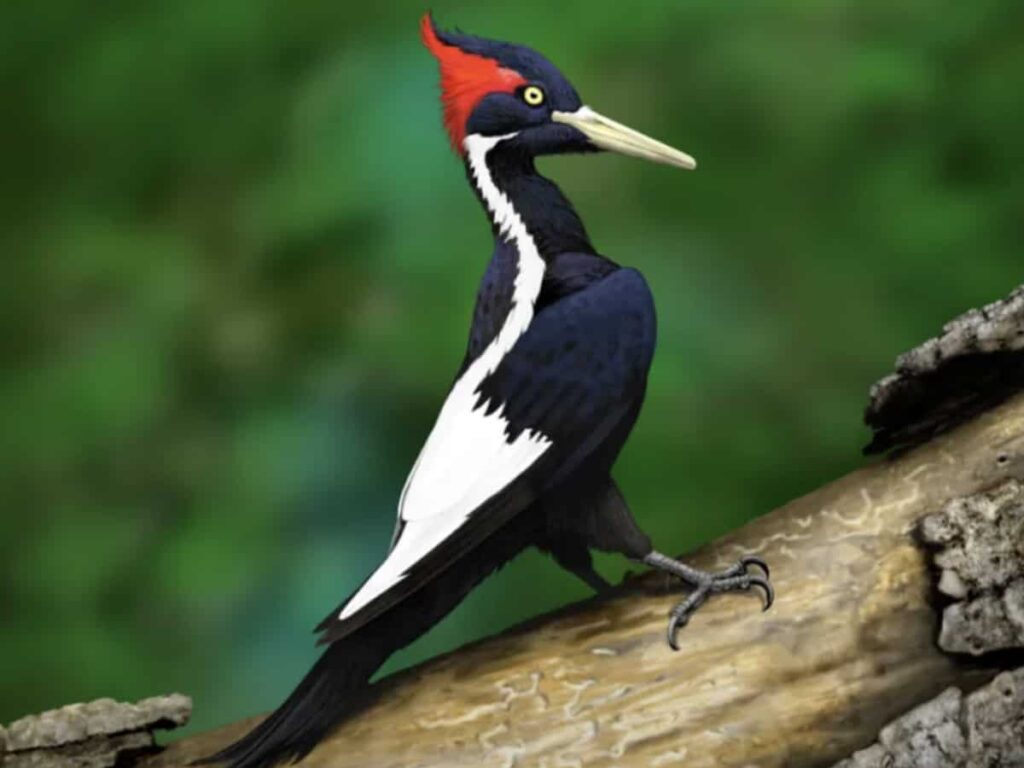  WOODPECKER WITH AN IVORY-BILL 