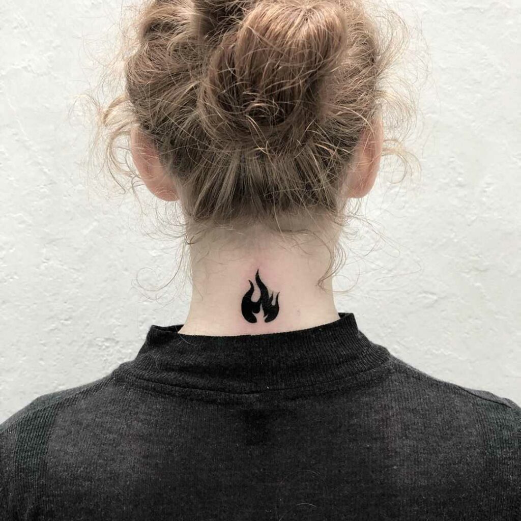 Black Flame Tattoo