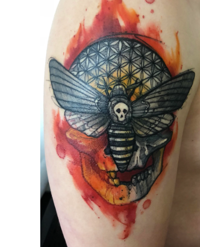 Moth and Flame Tattoos
