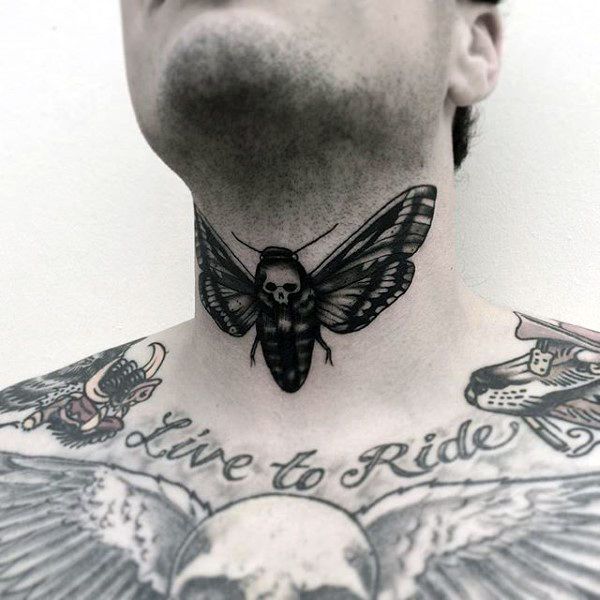Throat tattoos for men