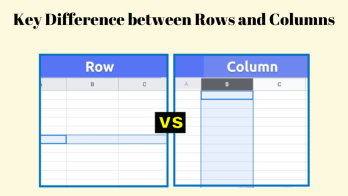 rows vs columns