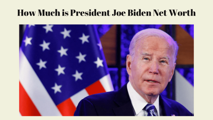 photo of president joe biden standing in front of an amrican flag